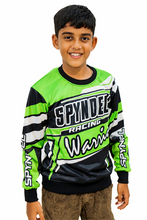 Load image into Gallery viewer, Racing Warrior Kids Sports Sweatshirt
