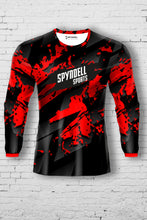 Load image into Gallery viewer, Crimson Velocity SPYNDELL Men&#39;s Riding Jersey
