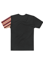 Load image into Gallery viewer, Royal Gajraj men's t-shirt back view plain black minimal design casual wear_
