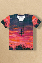 Load image into Gallery viewer, Sky Swing Adventure - Women&#39;s All Over Printed Half Sleeve T-Shirt
