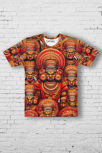 Load image into Gallery viewer, Theyyam Cultural Majesty - Men&#39;s All Over Printed Half Sleeve T-Shirt
