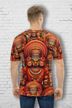 Load image into Gallery viewer, Theyyam Cultural Majesty - Men&#39;s All Over Printed Half Sleeve T-Shirt
