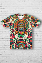 Load image into Gallery viewer, Vibrant Kathakali - Men&#39;s All Over Printed Half Sleeve T-Shirt
