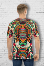 Load image into Gallery viewer, Vibrant Kathakali - Men&#39;s All Over Printed Half Sleeve T-Shirt
