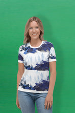 Load image into Gallery viewer, Chinese Design Pattern - Women&#39;s All Over Printed Half Sleeve T-Shirt
