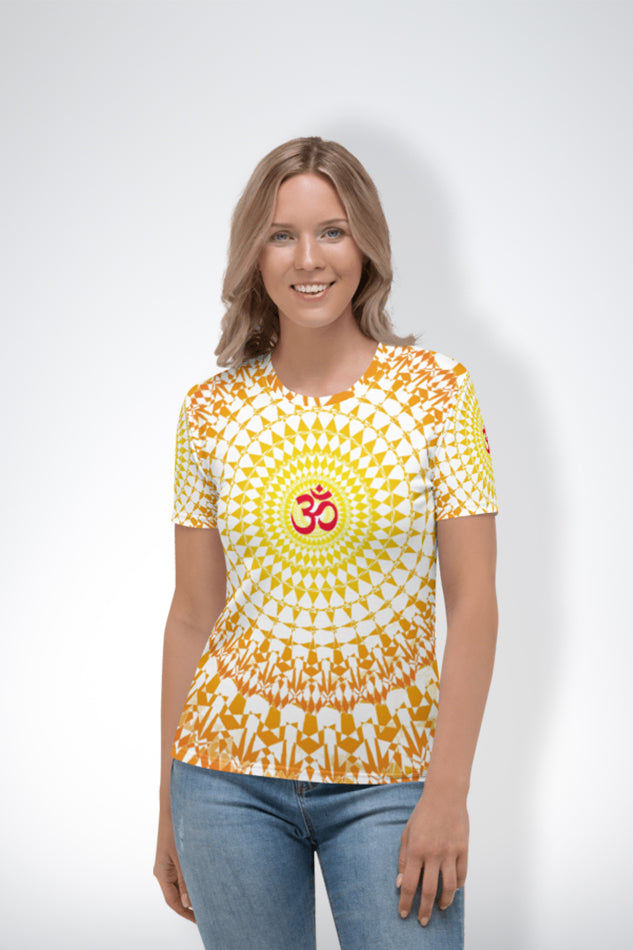 OM Design - Women's All Over Printed Half Sleeve T-Shirt