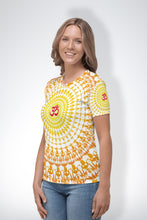 Load image into Gallery viewer, OM Design - Women&#39;s All Over Printed Half Sleeve T-Shirt
