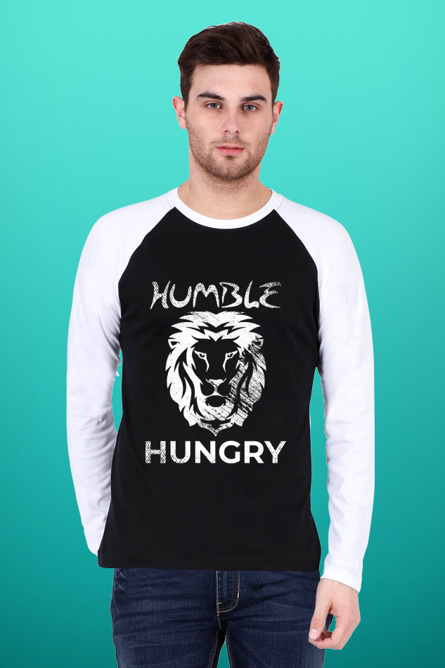 Humble Hungry Men's Raglan Full Sleeve T-Shirt – Spyndell