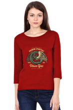 Load image into Gallery viewer, Deluxe Tyres - Women&#39;s Round Neck Full Sleeve T-Shirt
