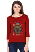 Load image into Gallery viewer, Wild Bears Garage - Women&#39;s Round Neck Full Sleeve T-Shirt
