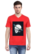 Load image into Gallery viewer, Skull Jupiter - Men&#39;s V-Neck Half Sleeve T-Shirt
