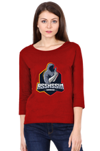 Load image into Gallery viewer, Assassin Squad - Women&#39;s Round Neck Full Sleeve T-Shirt
