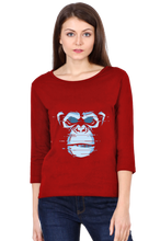 Load image into Gallery viewer, Blue Chimp - Women&#39;s Round Neck Full Sleeve T-Shirt
