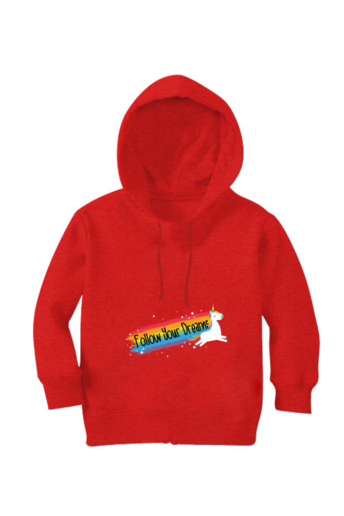 Follow Your Dreams - Kid's Hooded SweatShirt