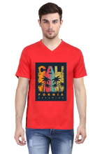 Load image into Gallery viewer, California Dreaming - Men&#39;s V-Neck Half Sleeve T-Shirt
