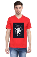 Load image into Gallery viewer, Spaces Out of this World - Men&#39;s V-Neck Half Sleeve T-Shirt
