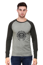 Load image into Gallery viewer, Skull Indian - Men&#39;s Raglan Full Sleeve T-Shirt
