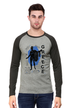 Load image into Gallery viewer, Inspiring Greece - Men&#39;s Raglan Full Sleeve T-Shirt
