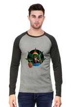 Load image into Gallery viewer, Afro Stoner - Men&#39;s Raglan Full Sleeve T-Shirt
