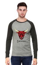 Load image into Gallery viewer, Spyndell Bull - Men&#39;s Raglan Full Sleeve T-Shirt
