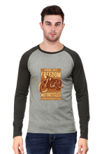 Load image into Gallery viewer, Freedom Motorcycles - Men&#39;s Raglan Full Sleeve T-Shirt
