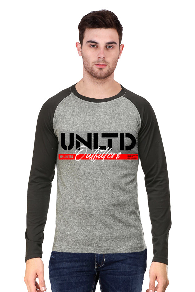 Unlimited Outfitters - Men's Raglan Full Sleeve T-Shirt