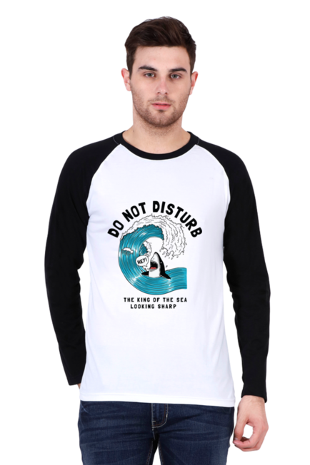 Do Not Disturb - Men's Raglan Full Sleeve T-Shirt