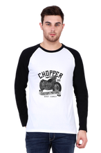 Load image into Gallery viewer, Chopper Custom Motors - Men&#39;s Raglan Full Sleeve T-Shirt
