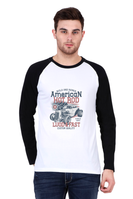 American Hot Rod - Men's Raglan Full Sleeve T-Shirt