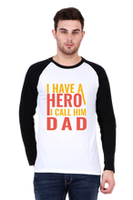 Load image into Gallery viewer, Hero Dad - Men&#39;s Raglan Full Sleeve T-Shirt
