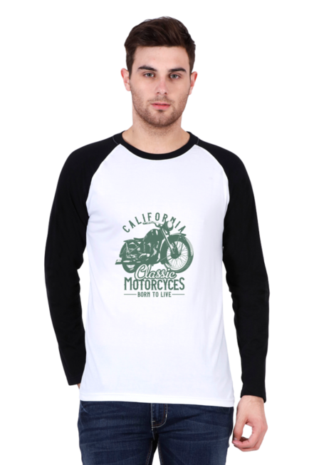 California Classic Motorcycles - Men's Raglan Full Sleeve T-Shirt