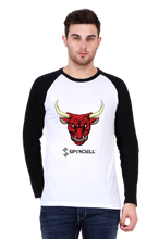 Load image into Gallery viewer, Spyndell Bull - Men&#39;s Raglan Full Sleeve T-Shirt
