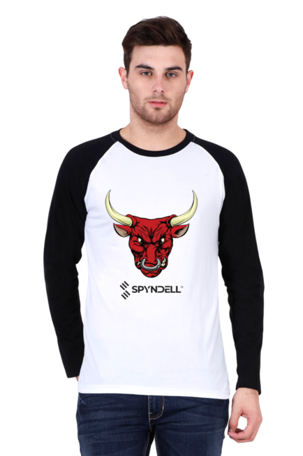 Spyndell Bull - Men's Raglan Full Sleeve T-Shirt