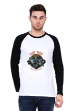 Load image into Gallery viewer, Hot Rod Built for Speed - Men&#39;s Raglan Full Sleeve T-Shirt
