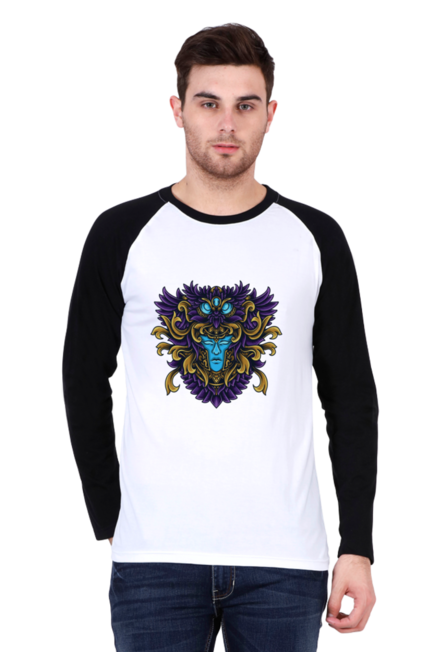 Owl Man - Men's Raglan Full Sleeve T-Shirt