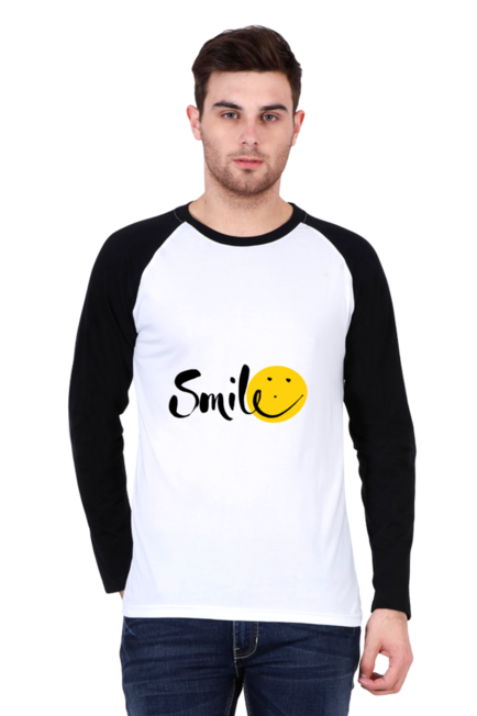 Smile - Men's Raglan Full Sleeve T-Shirt