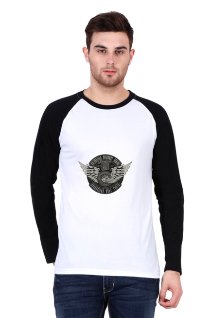 Gasoline Motor - Men's Raglan Full Sleeve T-Shirt