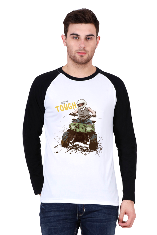 Keep It Tough - Men's Raglan Full Sleeve T-Shirt