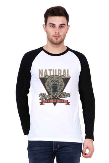 Born Killer - Men's Raglan Full Sleeve T-Shirt