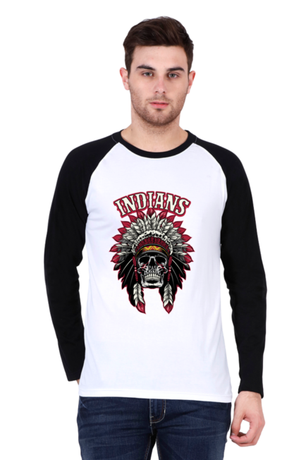 Indian Tribe - Men's Raglan Full Sleeve T-Shirt