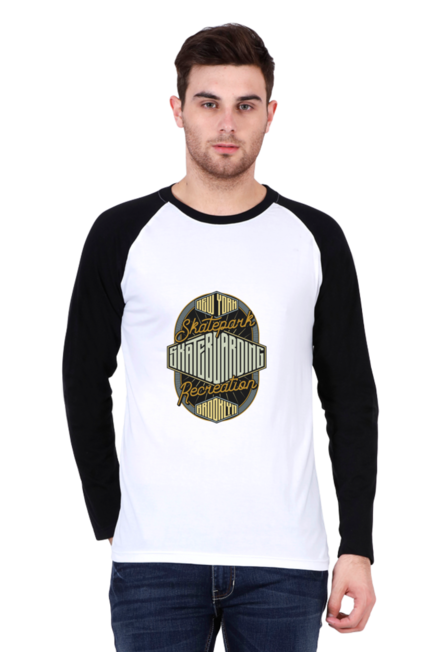 Skatepark Recreation - Men's Raglan Full Sleeve T-Shirt