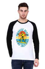 Load image into Gallery viewer, Malibu Paradise Beach - Men&#39;s Raglan Full Sleeve T-Shirt
