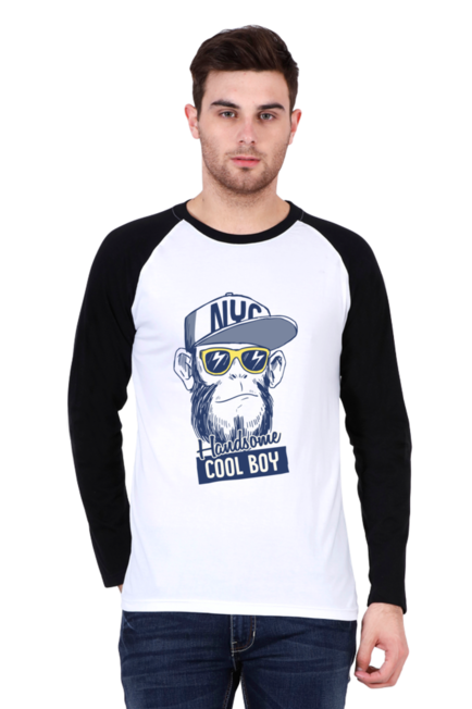 NYC Handsome - Men's Raglan Full Sleeve T-Shirt