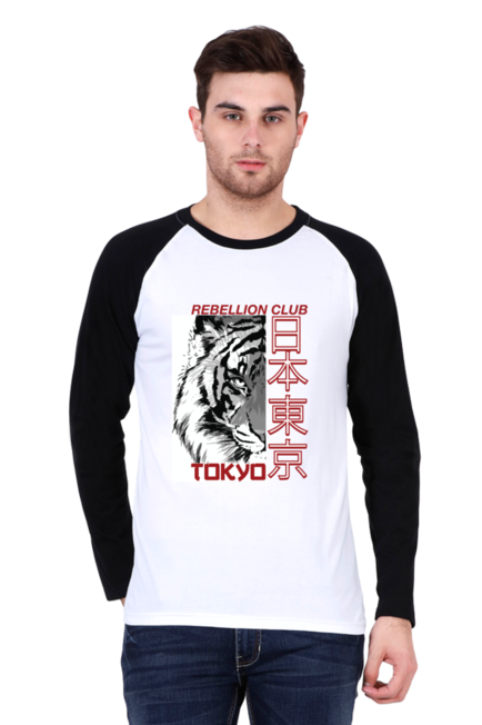 Rebellion Club Tokyo - Men's Raglan Full Sleeve T-Shirt