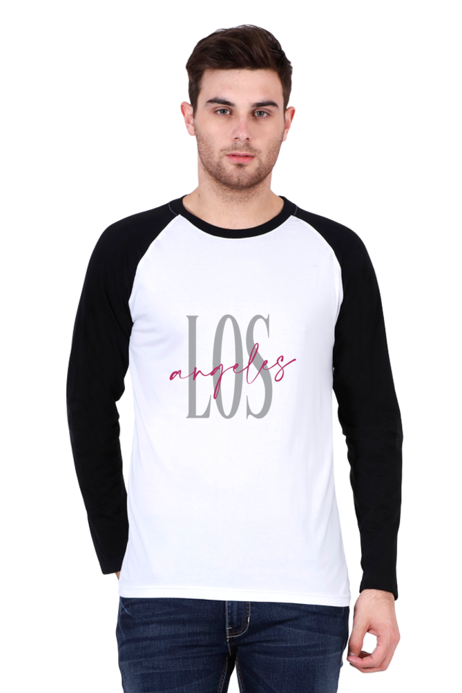 Los Angeles - Men's Raglan Full Sleeve T-Shirt