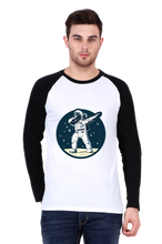 Load image into Gallery viewer, Posing Astronaut - Men&#39;s Raglan Full Sleeve T-Shirt
