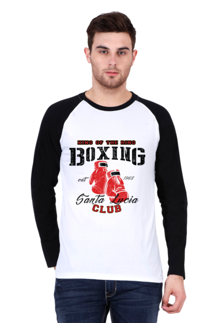 Boxing - Men's Raglan Full Sleeve T-Shirt