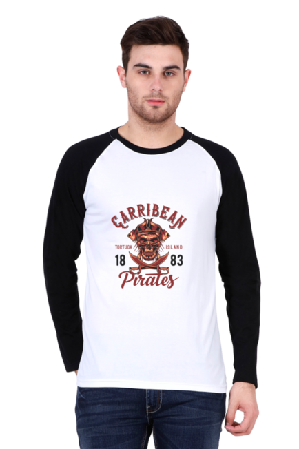 Garribean Pirates - Men's Raglan Full Sleeve T-Shirt