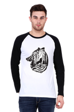 Load image into Gallery viewer, Howling Wolf - Men&#39;s Raglan Full Sleeve T-Shirt
