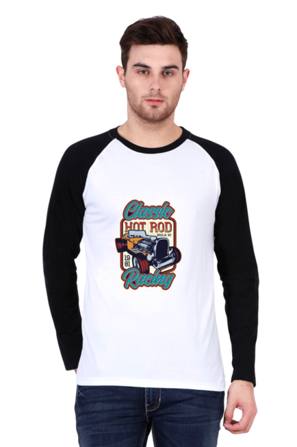 Classic Hot Rod Racing - Men's Raglan Full Sleeve T-Shirt